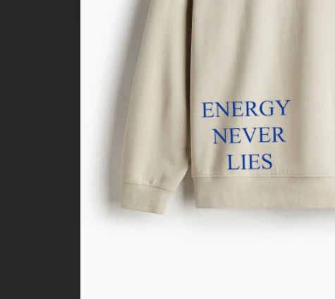 Energy Never Lies - Cream - Image 2