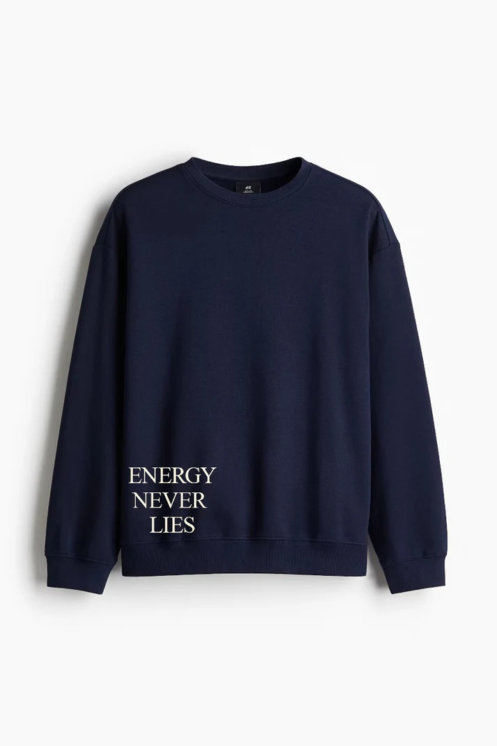 Energy Never Lies - Navy - Image 2